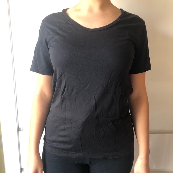 H&M x Alexander Wang Black Spandex Tee - Picture 2 of 3
